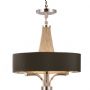 Langan Chain Chandelier with Black Shade - 2 Sizes